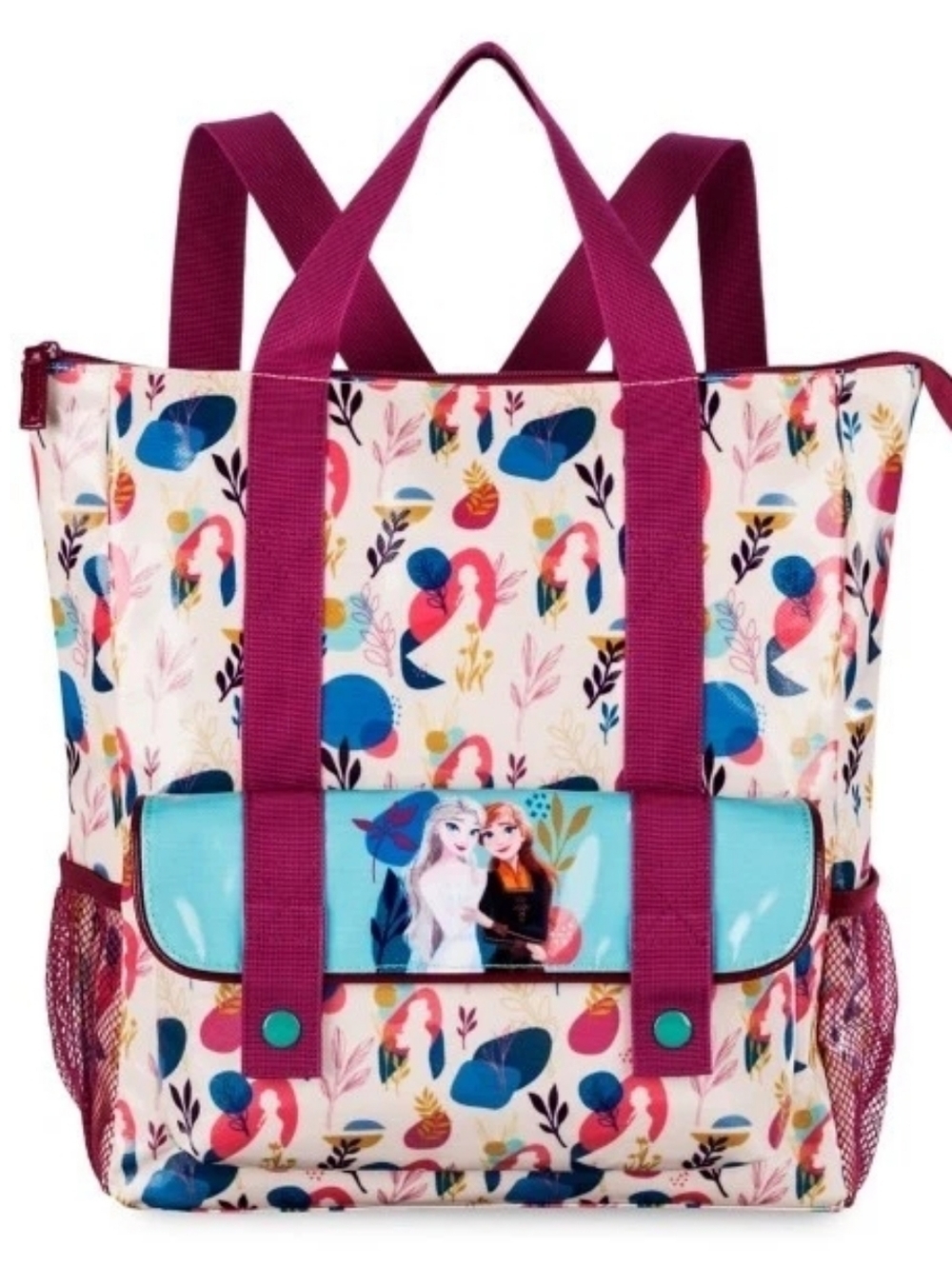 ANNA & ELSA FROZEN DISNEY PARKS Lined Backpack new With Tags